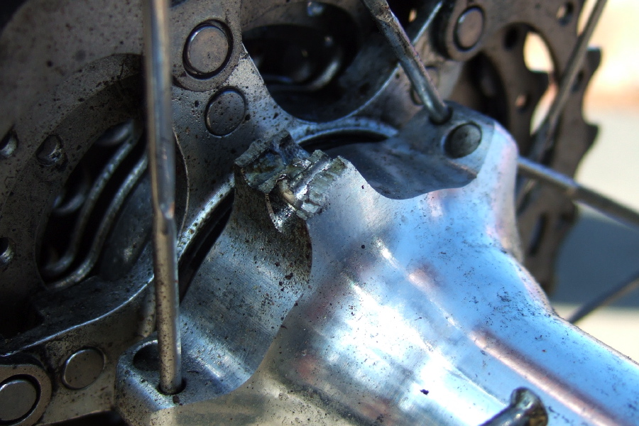 Bogdan Marian's busted hub