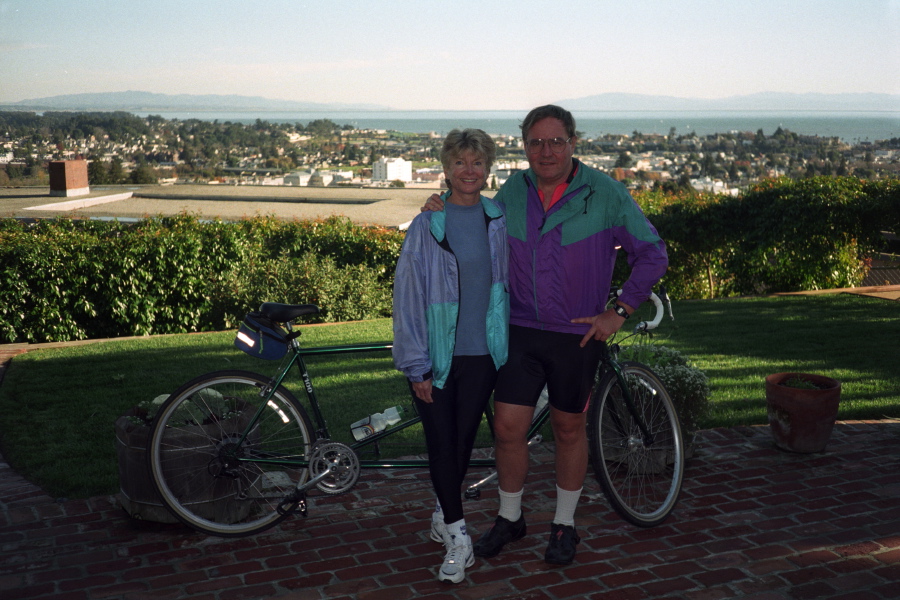 Sue and Brent ready to ride