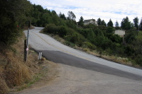 Loma Prieta Ave. @ Mt. Bache Rd. (2260ft)