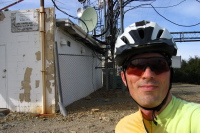 Bill at Loma Prieta northeast summit area (3770ft)