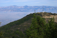 Mt. Chual (foreground) and Mts. Hamilton and Isabel (background)