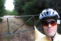 Gate on Loma Ridge Rd. short-cut (3260ft)