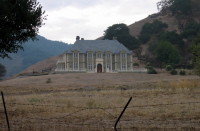 Faux chateau watching over the intersection of Hicks and Shannon Roads.