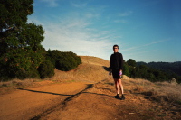 Bill on Ridge Trail, Long Ridge