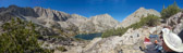 Ruby Lake is below, and above that is Mt. Starr.