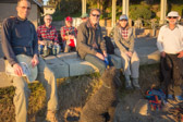 (l to r): Bill, Glen, Ron, Gordon, David, Delton, Paula, and Jules