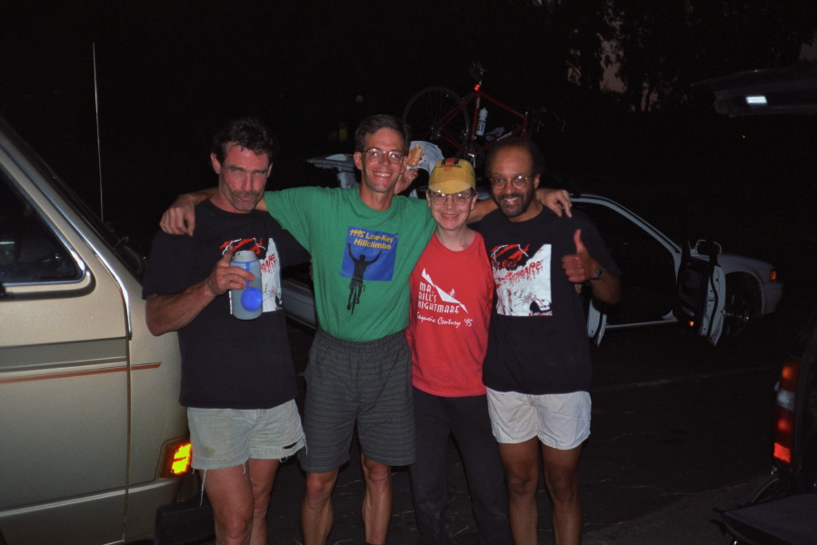 Photo at the end of the ride.