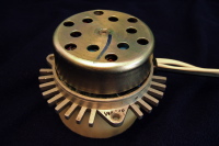Rotor positioned on stator.
