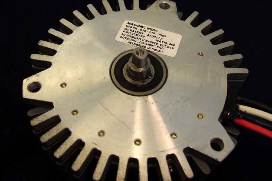 Motor faceplate.