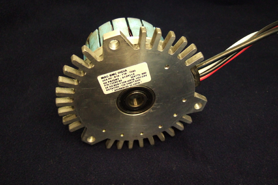Stator and faceplate bearing