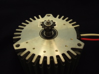11t #25 sprocket mounted on shaft.