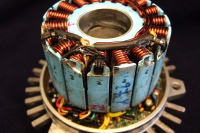 Gluing the Hall devices and cables to the motor