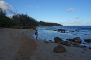 Laura at Kawailoa (Gillin's) Beach