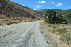 Starting the climb up Upper Rock Creek Canyon