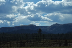 San Joaquin Ridge from US395 near Crestview