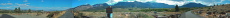 Mammoth Bike Path Panorama, southeast to northwest