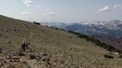 The group presses on to Deer Lakes