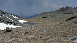 Rain falls over Deer Lakes.