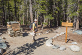 This was our last exploration for a route to the top of Sherwin Crest.