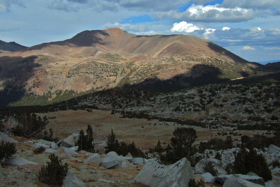 Mt. Gibbs (12773ft) lies across the valley.