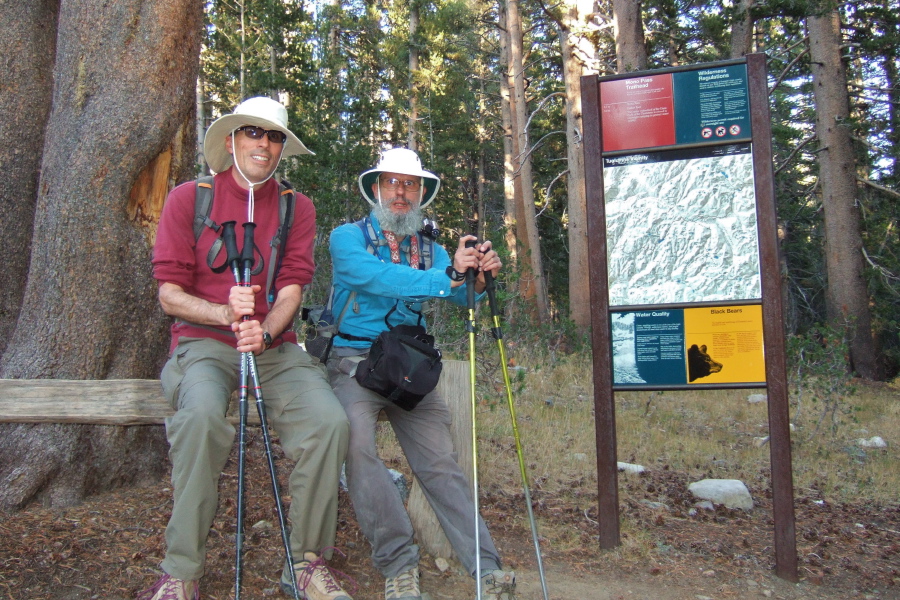 Bill and Frank at the end of the hike.