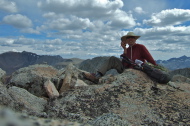 Here I am making contact with the Mt. Vaca repeater (K6MVR), 158 miles away, on 1 watt of power, full-quieting.