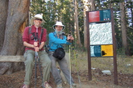 Bill and Frank at the end of the hike.
