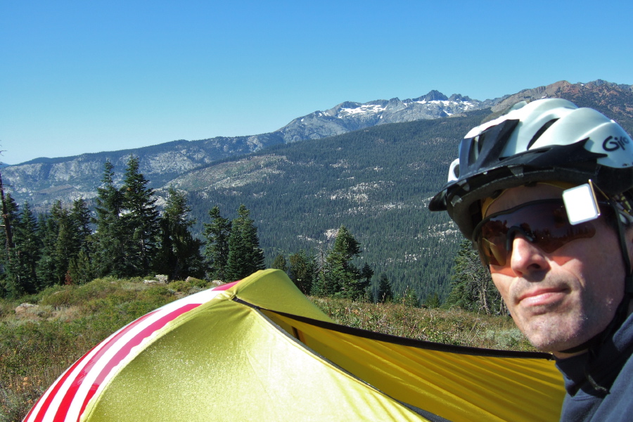 Bill at Minaret Vista (9250ft)
