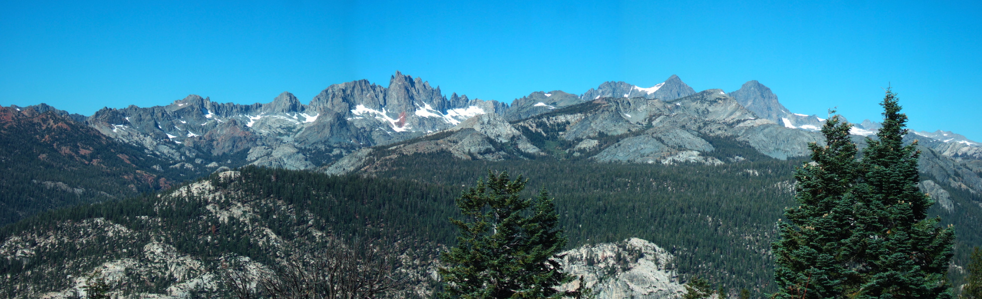 The Ritter Range from Minaret Vista (1)
