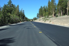 Still riding uphill in the downhill lane
