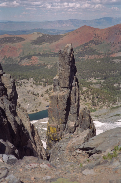 Pinnacle along Mammoth Crest