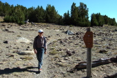 Stella exits the wilderness area.