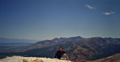 Mammoth Mountain view southeast.