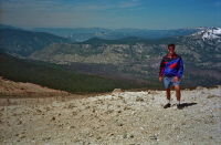 View down the San Joaquin River Canyon from Mammoth Mountain
