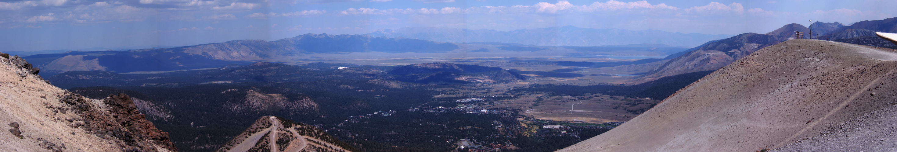 Mammoth Lakes Town Panorama.