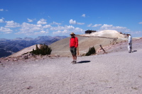 Ron and David on the top of Mammoth Mountain.