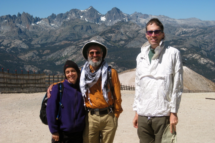 Stella, Frank, and Bill on Mammoth Mountain.