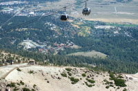 Our condo from Mammoth Mountain.
