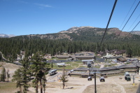 Looking back down toward the base station.
