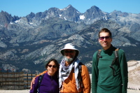 Stella, Frank, and Bill on Mammoth Mountain.