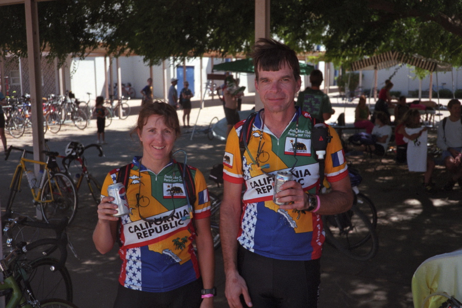 Lisa Antonino and Ken Straub at the finish luncheon