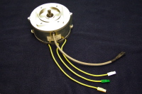 Motor showing new connectors