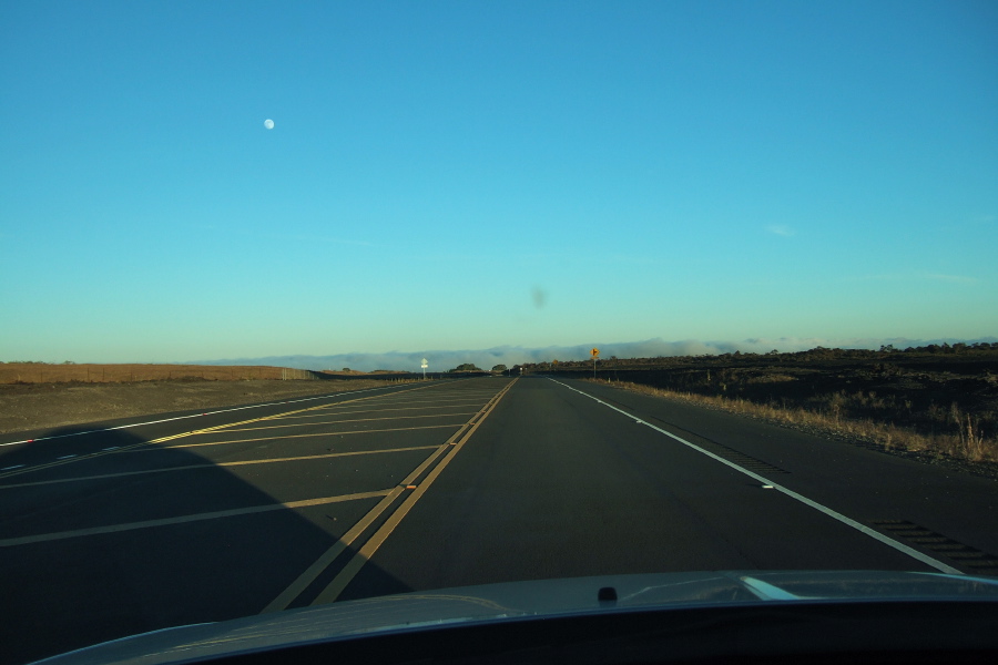 Descending Saddle Road into Hilo.