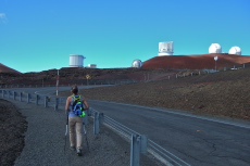 We're getting closer to the telescopes.