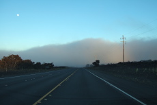 We're about to enter a fog bank.