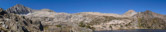 North Peak is at the left, Shepherd Crest is at the right.  Taken from the shore of Steelhead Lake.  Photo courtesy of Frank Paysen.