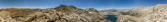 (l to r): Steelhead Lake, Saddlebag Lake, Frank, North Peak, Upper McCabe Lake, Shepherd Crest