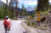 Ron approaches Rock Lake.