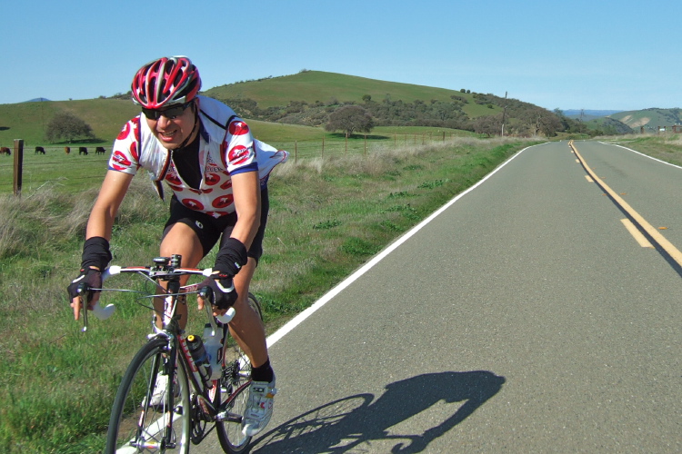 Riding up Rabbit Valley.