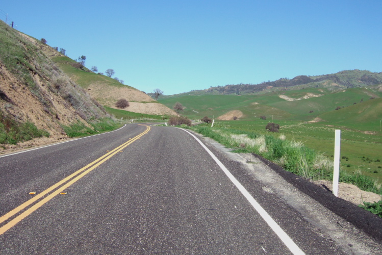 Climbing up into Bitterwater Canyon.